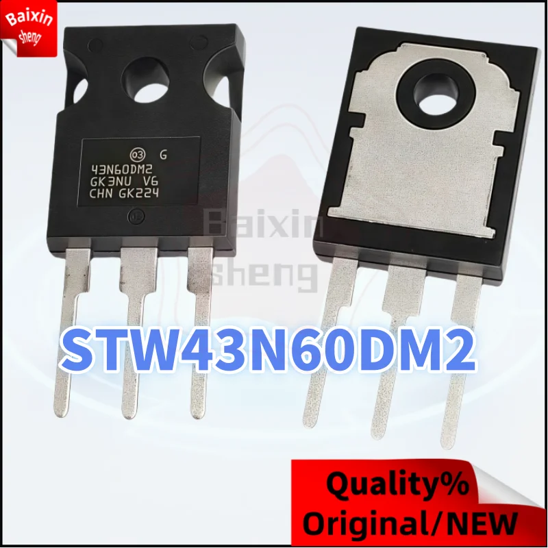 

5-10PCS Brand new quality 43N60DM2 STW43N60DM2 MOSFET TO-247