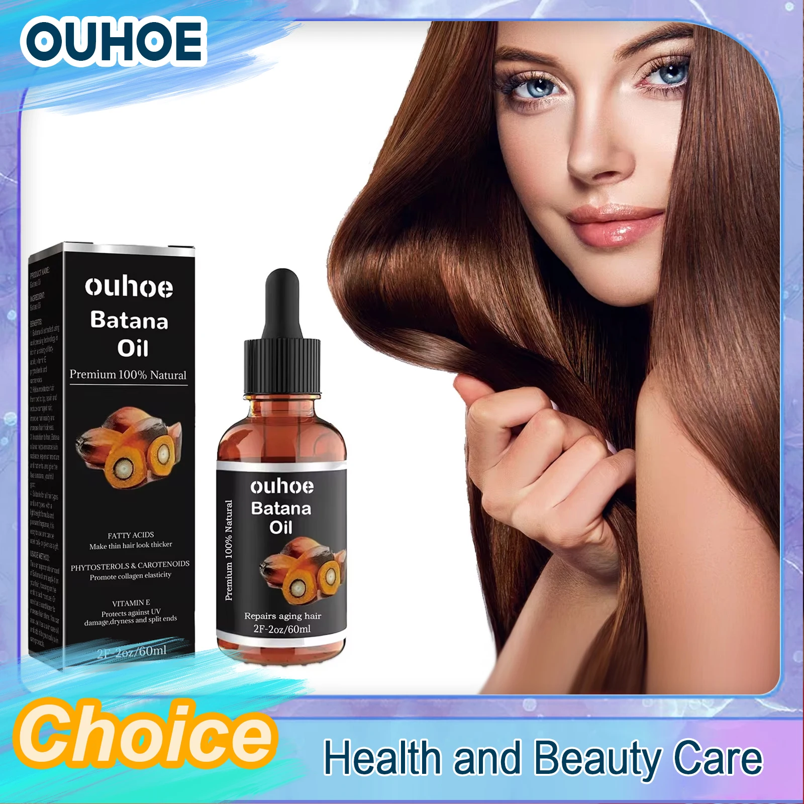 Hair Growth Essential Oil Anti Break Loss Nourish Moisture Baldness Repair Hereditary Damaged Smooth Split Ends Thicken Hair Oil