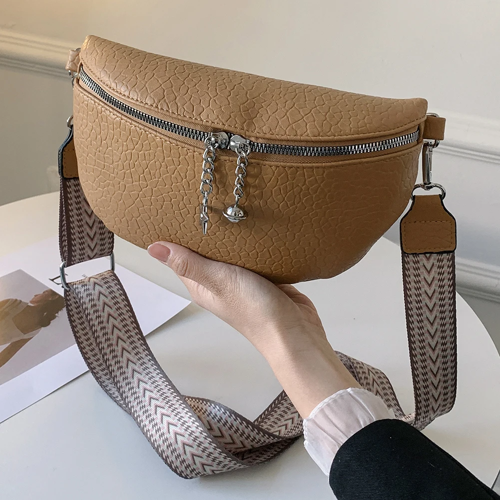 

Women Waist Bag PU Leather Female Shoulder Handbag Crossbody Chest Breast Bag Fanny Pack Fashion Phone Female Bum Belt Purse