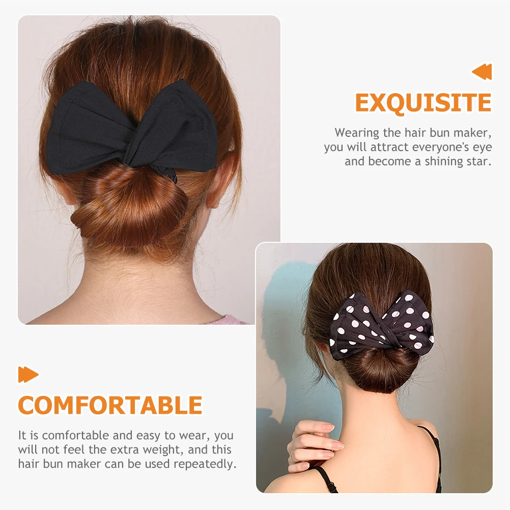 

3pcs Bun Maker Lazy Hair Curler Bun Maker For Women Hair Styling Tool Beach Party Festival Travel Sports Decoration Gift