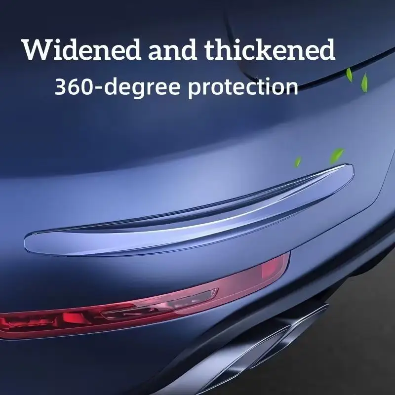4Pcs Auto Edge Strips Bumper Protector Anti-collision Anti-rub for Improved Vehicle Safety