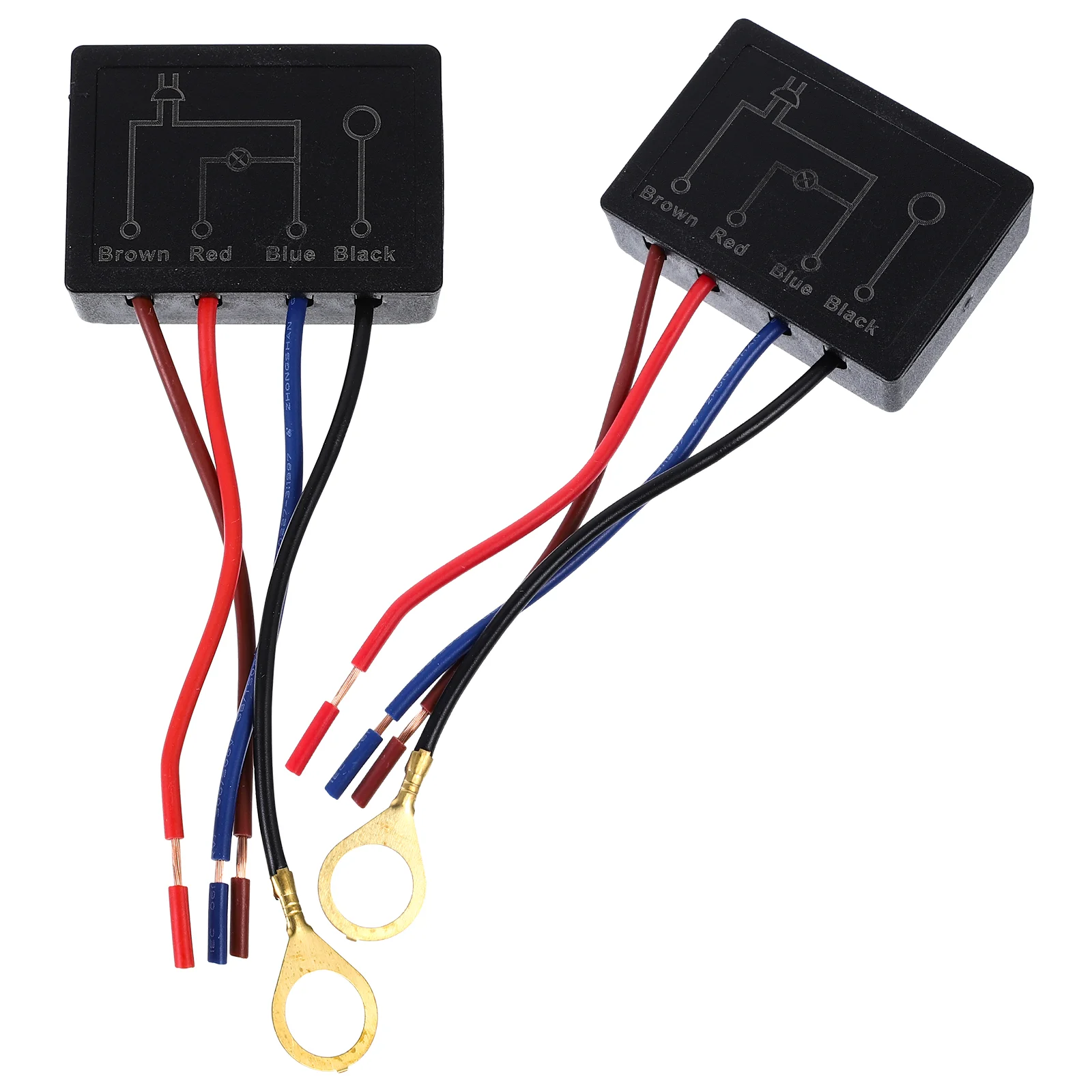 2 Pcs Table Lamp Touch Switch Light Sensor Replacement Accessories for Dimmer Control Vintage Desk