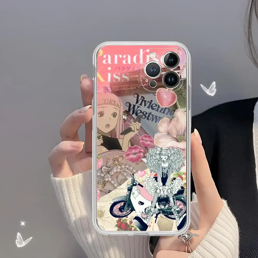 Paradise Kiss anime Phone Case For iPhone 15 14 13 12 Mini 11 Pro XS Max X XR SE 6 7 8 Plus Soft Silicone Cover