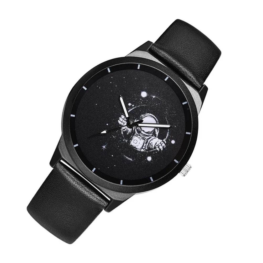 Display Astronaut Horloge Dames Heren Riem Polshorloge voor Cadeau Festival Vakantie Casual Formele Gelegenheid