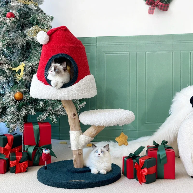 

Christmas Tree American Cat Tree Modern Originality Sisal Rope Houses Post Cat Climbing Wall Pet Products Drapak Dla Kotow FYCT