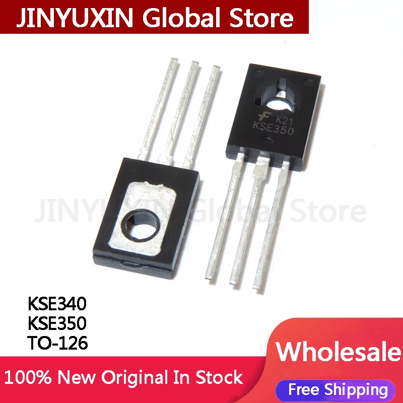 50Pcs KSE340 KSE350 TO-126 E340 E350 Triode IC Chip In Stock Wholesale