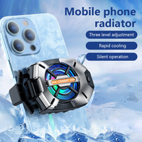 Back Clip Mobile Phone Cooler Quiet Three-speed Adjustable Mobile Phone Rapid Cooling Radiator Summer Heat Sink for Xiaomi Huawe