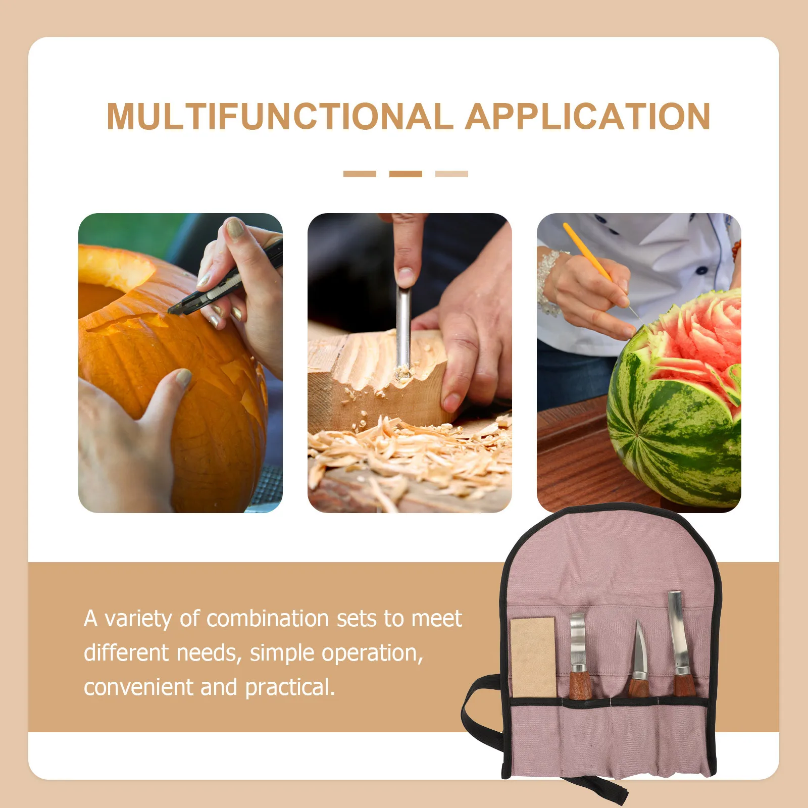 1 مجموعة من أدوات نحت الخشب مقبض مريح دائم النجارة مجموعة الحفر للحرف اليدوية النحت أداة النجار بسيطة #5