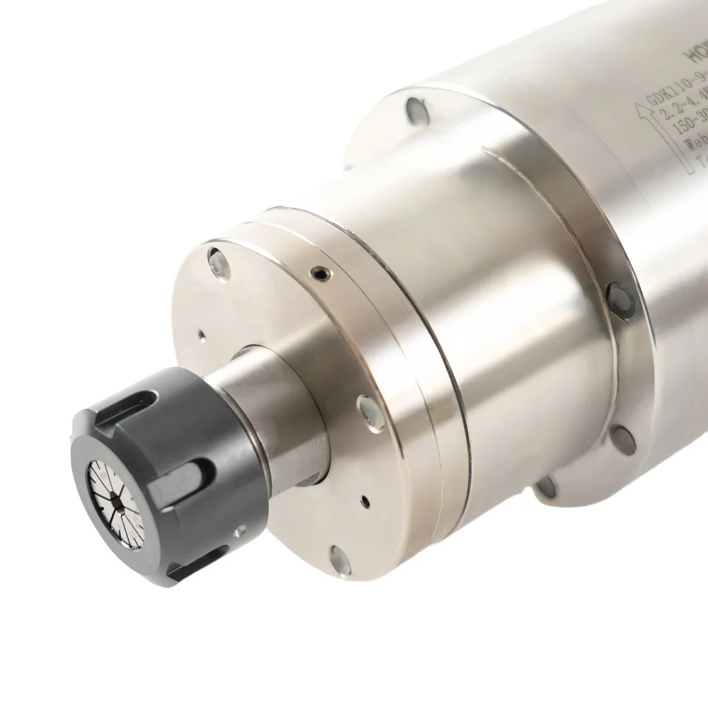 GDK110-9-18Z/2.2-4.4 Water Cooling Spindle Motor 2.2KW for Metal Cutting Cnc Machine