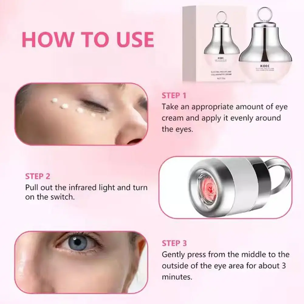 50 جرام العناية بالبشرة المضادة للتجاعيد كريم عين ستة الببتيدات مصل مكافحة الشيخوخة مزيل دائرة داكنة حقيبة ثبات تغذي قناع بلسم العين