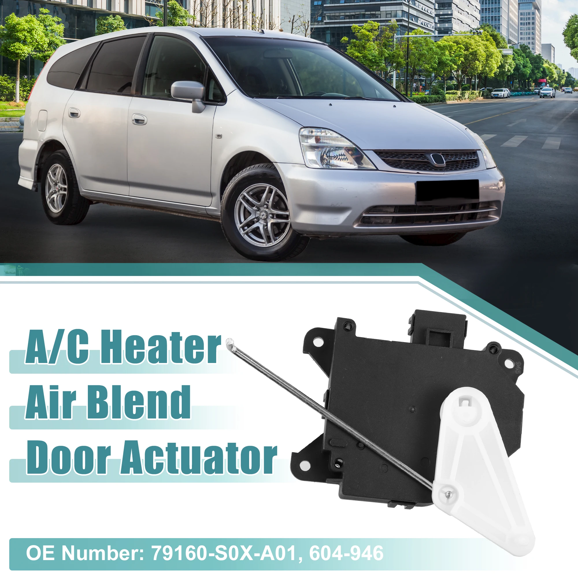 

UXCELL 79160-S0X-A01 604-946 Car AC Heater Blend Door Actuator for Honda Pilot 03-08