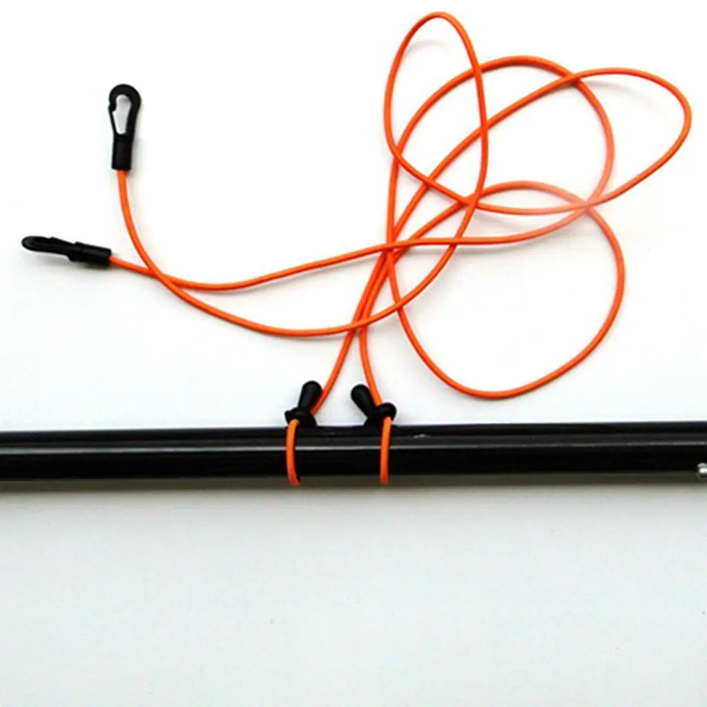 

Kayak Canoe Paddle Leash Safety Elastic Rope Rod Holder Secure Clip for Boating and Fishing Equipment