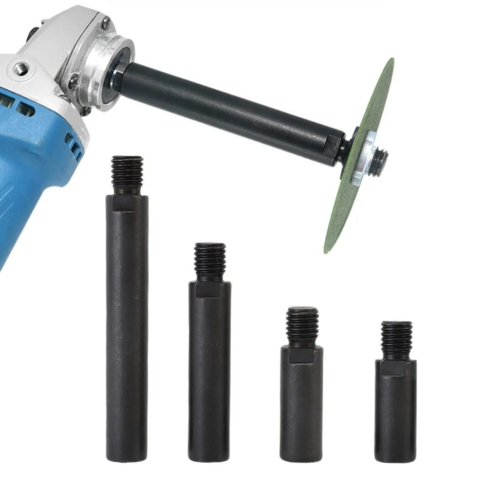 4pcs 5/8-11 US Thread Angle Grinder Extension Pole 2-5.5in Arbor Length Metal Construction Grinder Extension Shaft