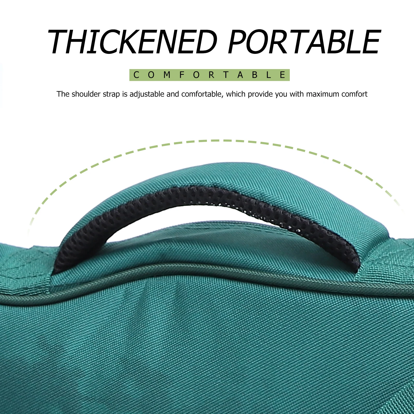 

1pc Cotton Ukulele Comfortable Waterproof Oxford Cloth Ukulele Shoulder Large Capacity 4-String Bag With Simple Lining