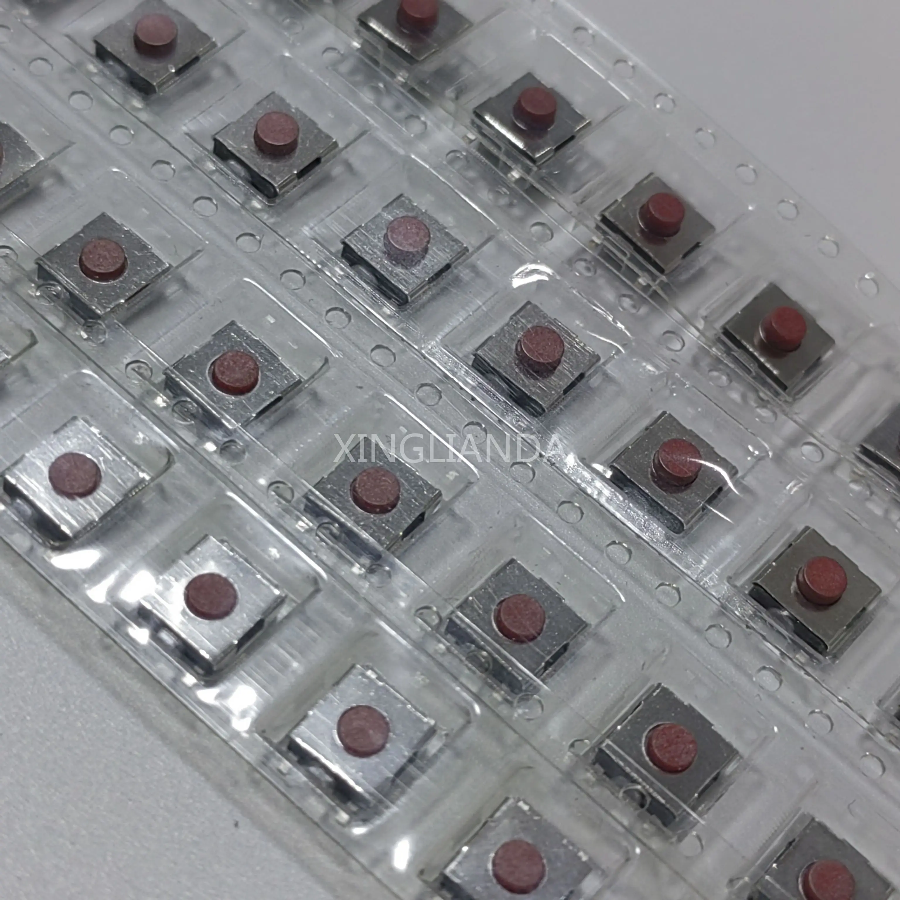 100PCS Red 6*6*2.5/2.7/3.1/3.4/3.7mm SMD Tact 5PIN 6x6x2.5/2.7/3.1/3.4/3.7mm MINI push button Switch Reel