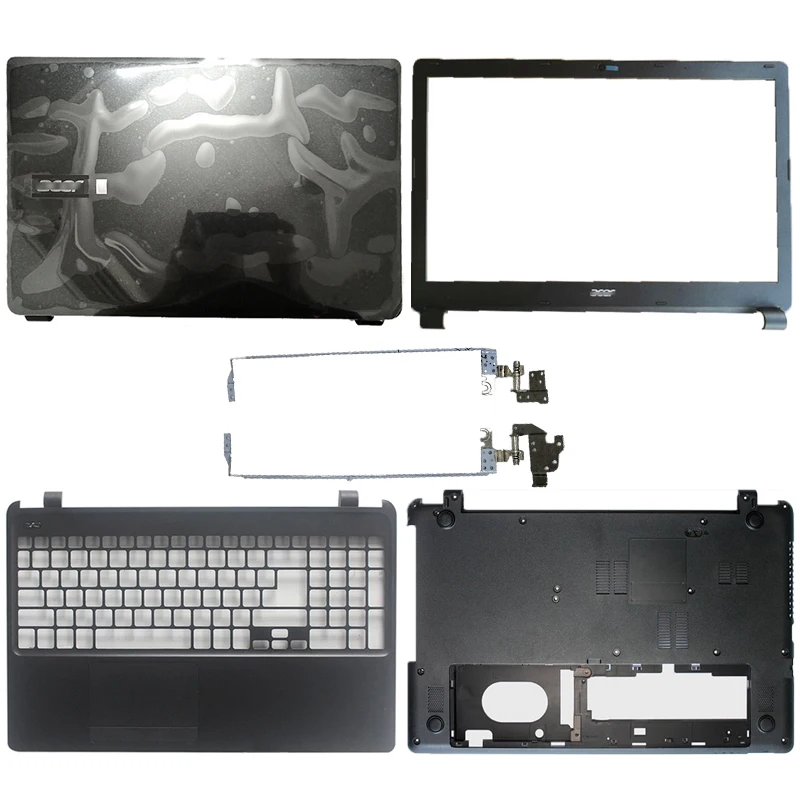 

New laptop lcd back cover/front bezel/lcd hinges/hand rest/bottom case for acer aspire E1-522 E1-522g