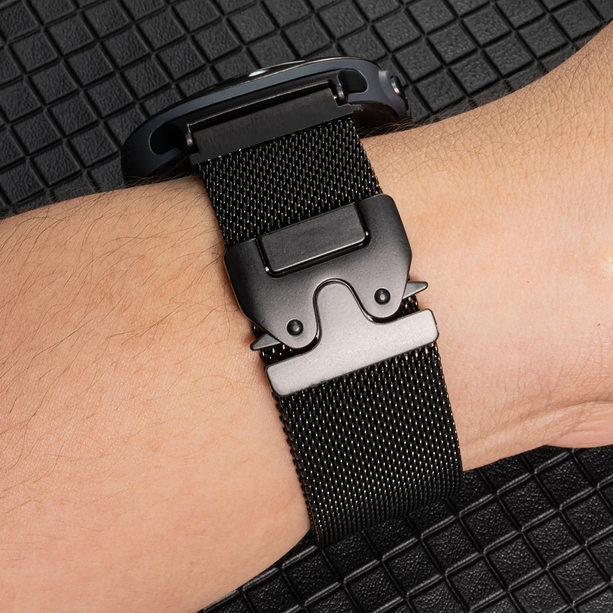 삼성 갤럭시 울트라 시계 용 밀라노 스트랩 갤럭시 7 울트라 시계 밴드 액세서리 용 47mm 럭셔리 스테인레스 스틸 팔찌