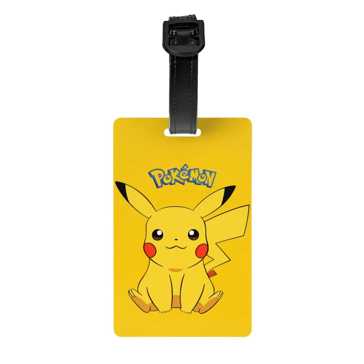 Custom Pokemon Pikachu Luggage Tag Custom Baggage Tags Privacy Cover ID Label