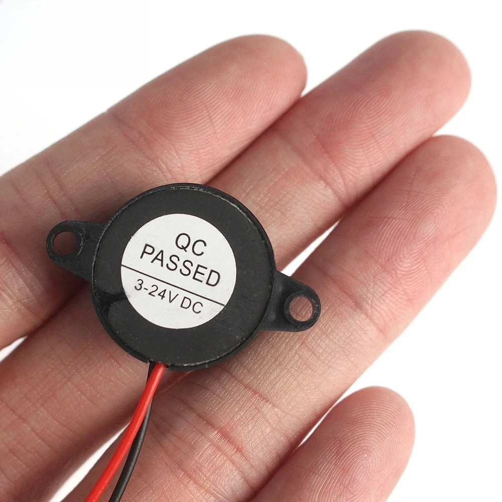 5/10PCS SFM 20B Piezo Buzzers DC 3-24V High Decibel Alarm Buzzer Continuous Sound for Car Alarms Electronics Projects