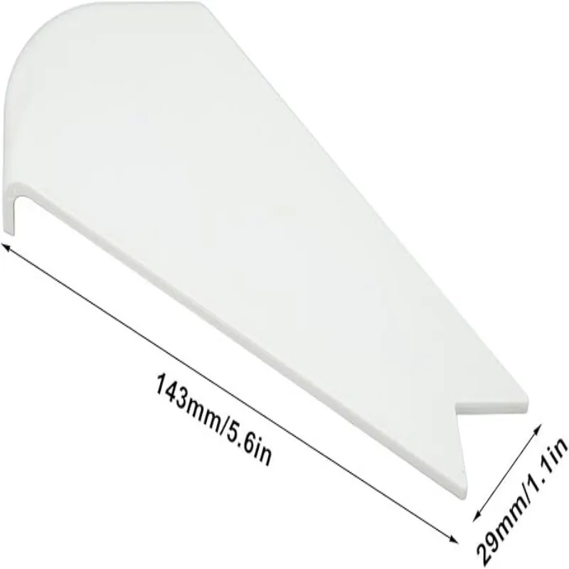 Tapa de cubierta de esquina deslizante para caravana y autocaravana, decorativa que no destiñe, resistente a impactos, ABS, cubierta de esquina deslizante para RV, 2 uds.