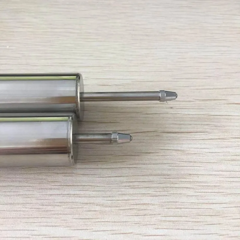 Sensor perpindahan LVDT berpegas digunakan untuk teknik metalurgi