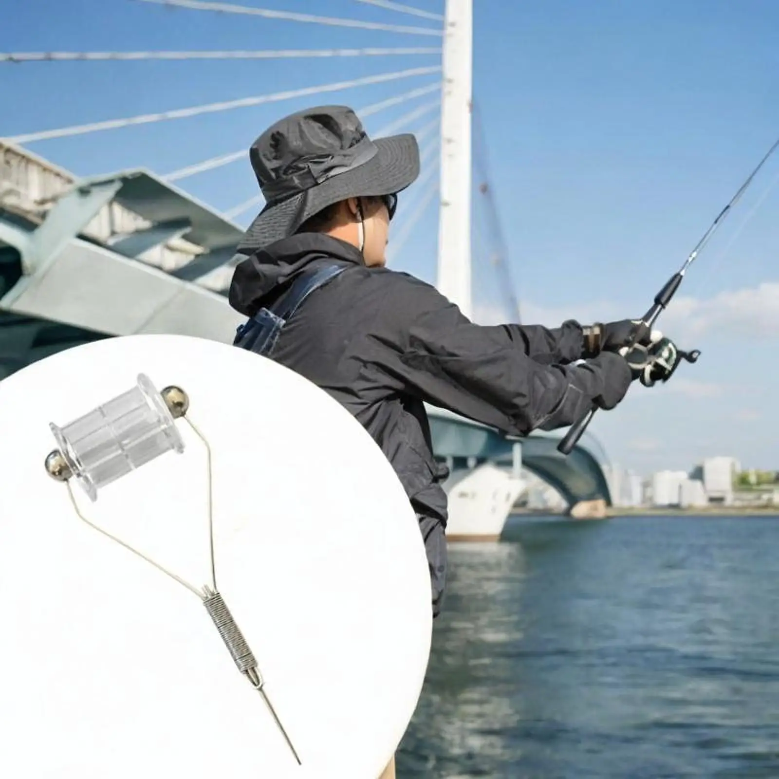 Fly Tying Bobbin Holder Stainless Steel Fisherman Gift Tool Fly Tying Tool