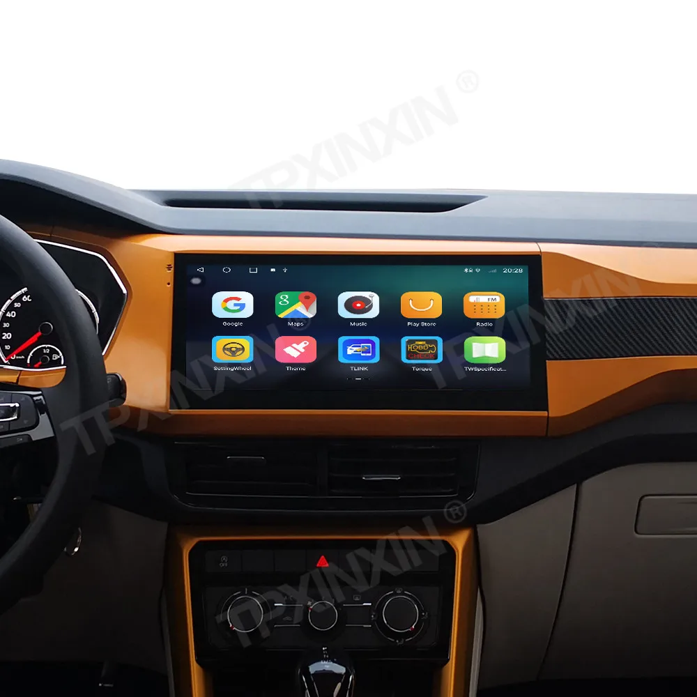 Android 13 For Volkswagen T-Cross 2019-2021 Carplay  Car GPS Navigation Auto Radio Multimedia Player Car Intelligence System 5G