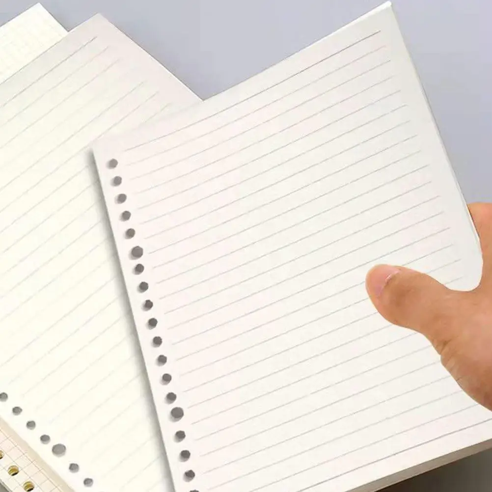

Loose Leaf Notebook Refill Paper Thick Smooth Writing Lined Notepad Refills for Planner Binder Journal Study Office Home