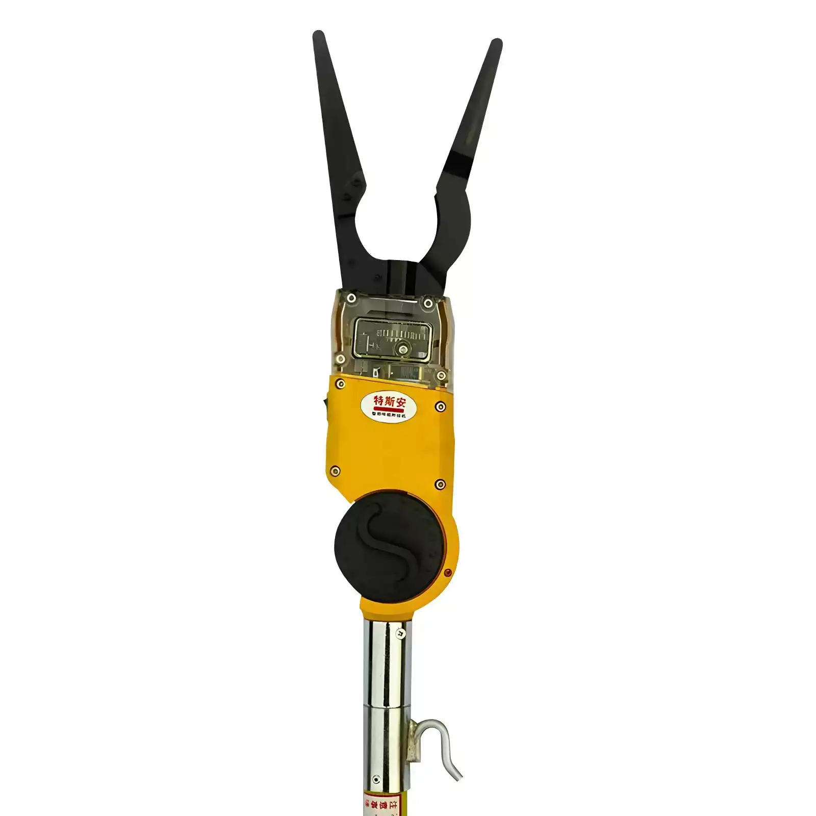 Automatic Fiber Optic Cable Tying & Binding Machine | Ground-Operated Aerial Cable Lasher with 19ft Extension Pole
