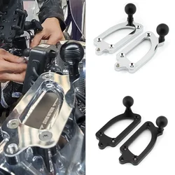 1 pair Upper Pump Cover With Hand Bracket Ball Head Hydraulic Brake Oil Cup Decorative Cover For BMW R18 R18B R18TC 2021-UP