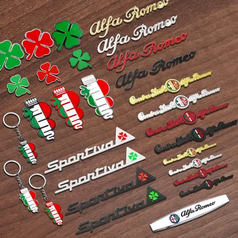 Four Leaves Alfa Romeo Clover Sticker -AliExpress