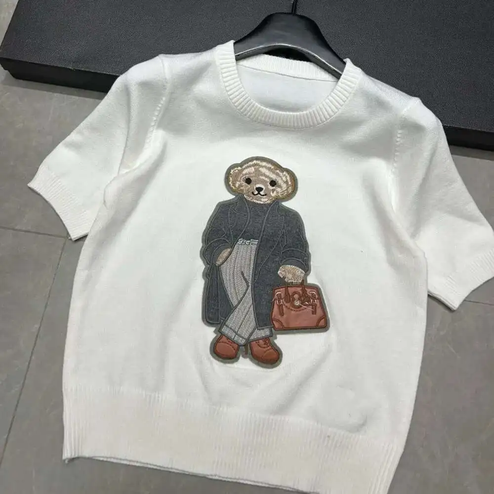 

2025 spring summer Knit Pullover Sweater For Women Luxury Brand Design Knitwear Top Outerwears Pull Jerseys Jumper Y2K Clothes