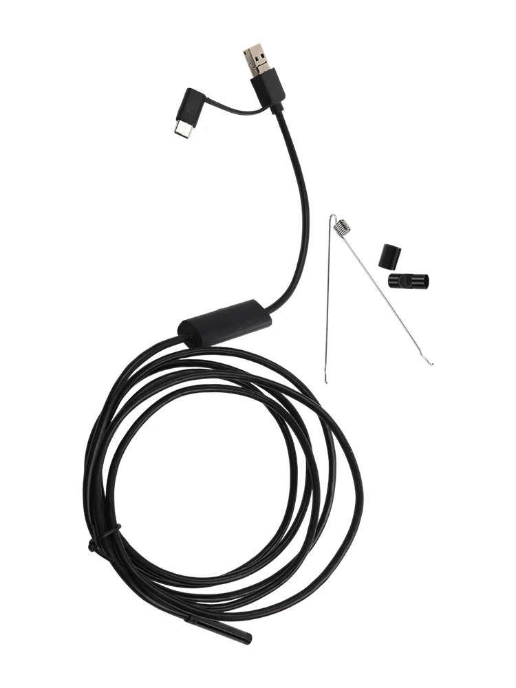 Adjustable LED Camera Borescope Camera 70 Viewing Angle Anti-corrosion Material Brightness Adjustment Feature 200CM