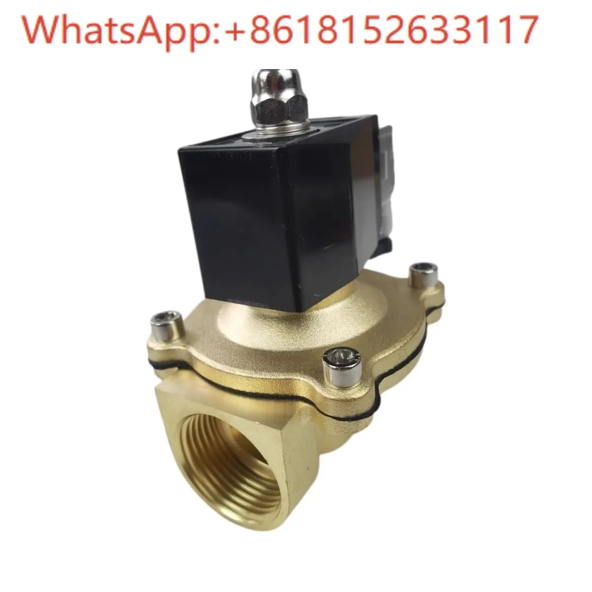 صمام المياه الكهرومغناطيسي الأصلي الموفر للطاقة، صمام الهواء 220 فولت DC24V DN8/DN15/2 دقائق، 4 دقائق، 1 بوصة