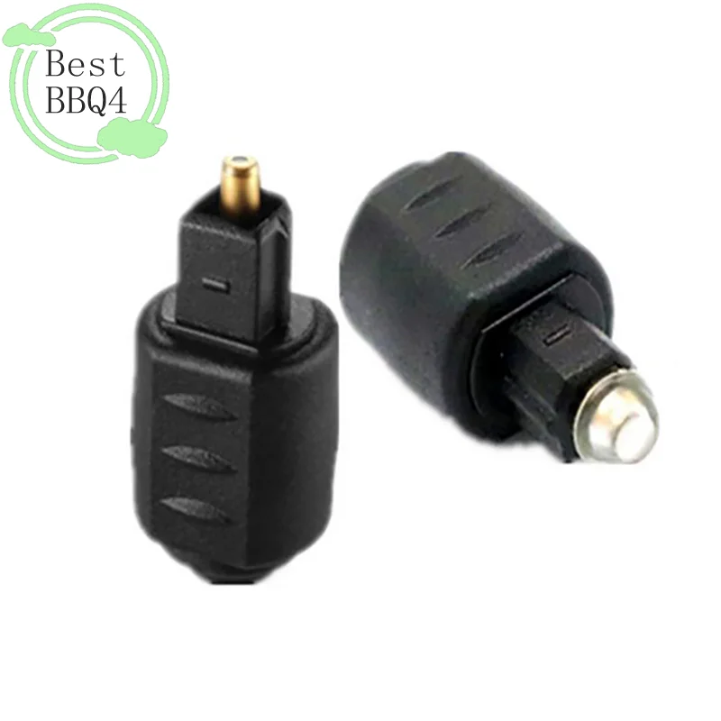 (BBQ4)Mini Optical O Adapter 3.5mm Female Jack To Digital Square Optical Audio Cable