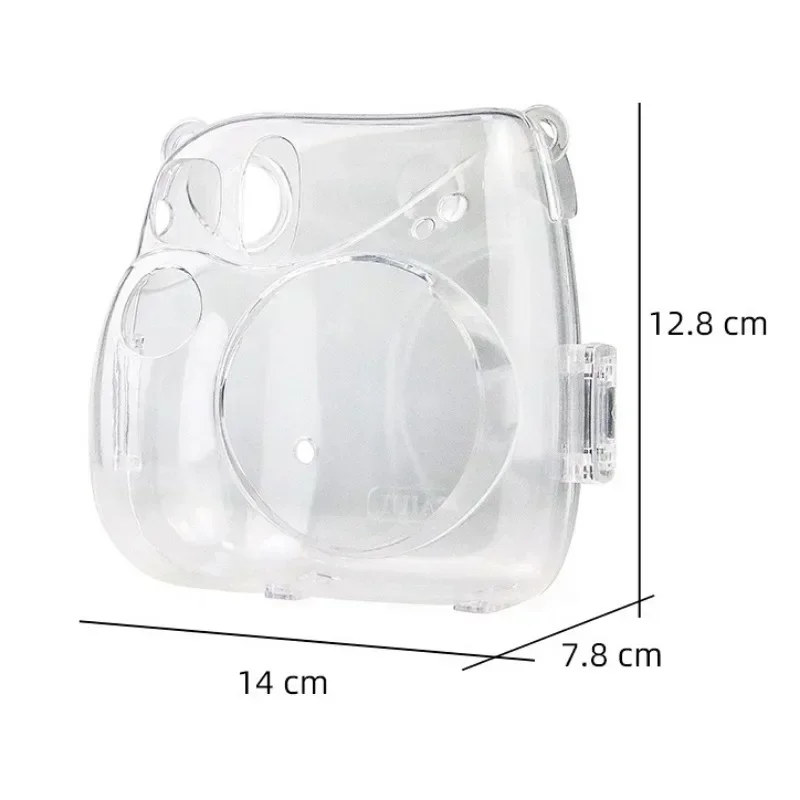 Capa protetora de cristal com alça para FUJIFILM Instax mini 7+