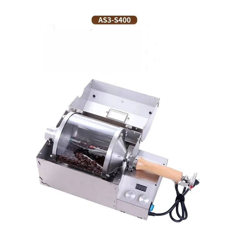 Electric Coffee Roaster 500W 500g Capacity Home Bean Roasting Machine w/ Timer for Coffee Nuts Dried Fruit