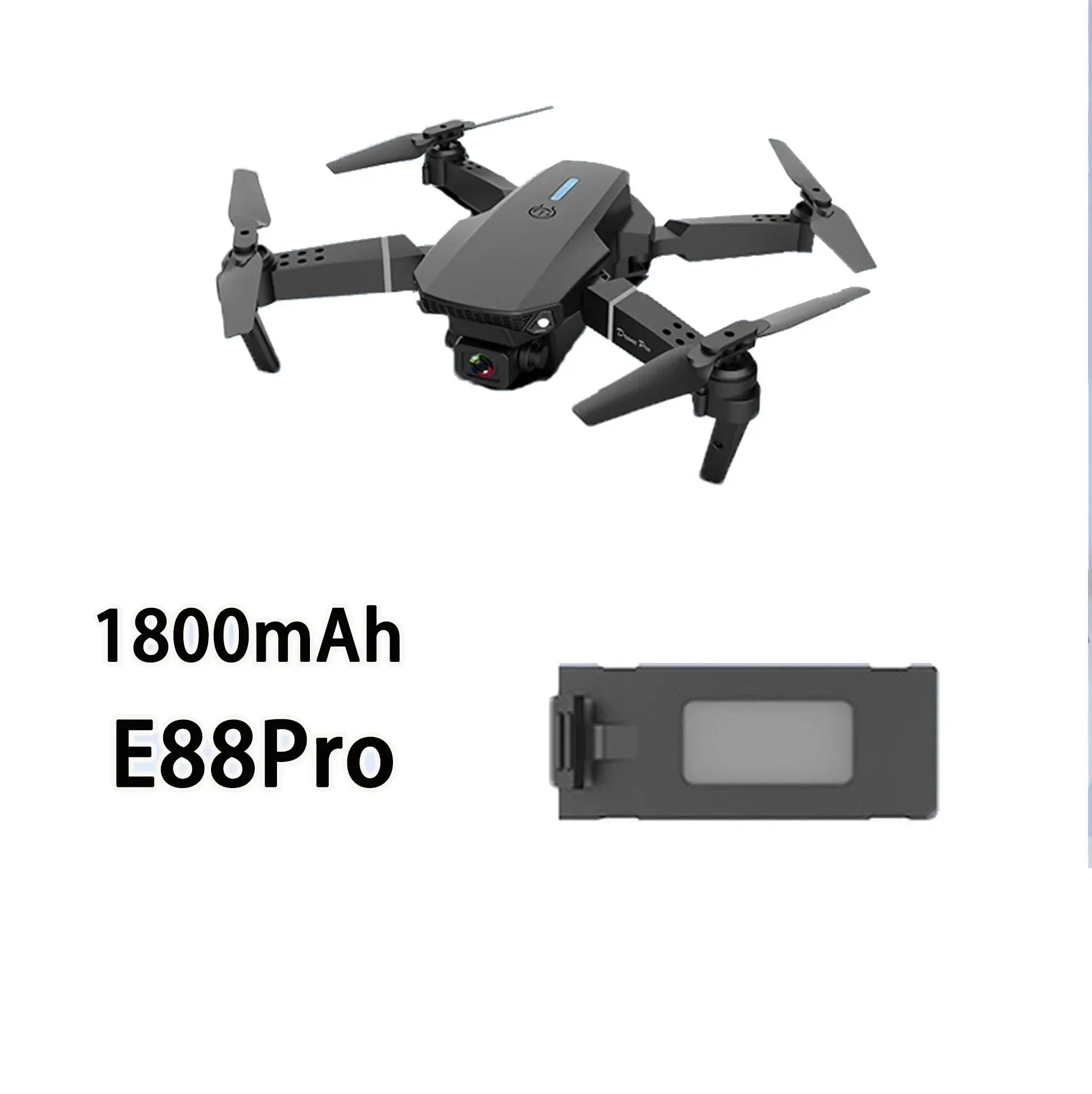 Batería de litio para Dron E88/E99/Q6, 1800mAh, 3,7 V, 7,4 V, y muchos más modelos de repuestos para cuadricóptero teledirigido