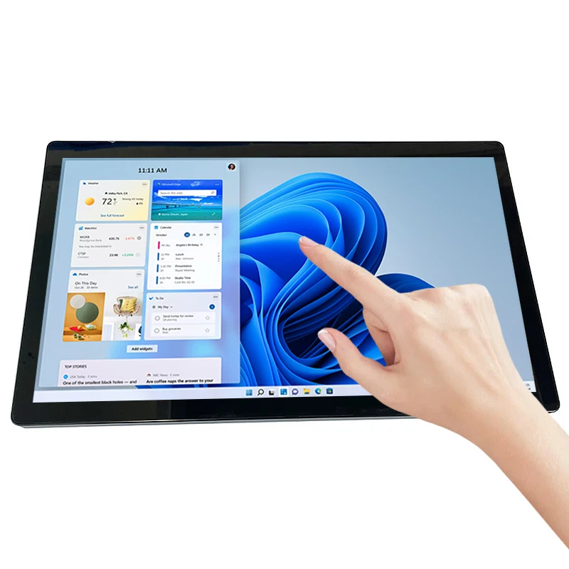 32-Inch Wall-Mounted HD IPS Panel Touch Screen Monitor Computer with VGA Signal Input New Capacitive Technology