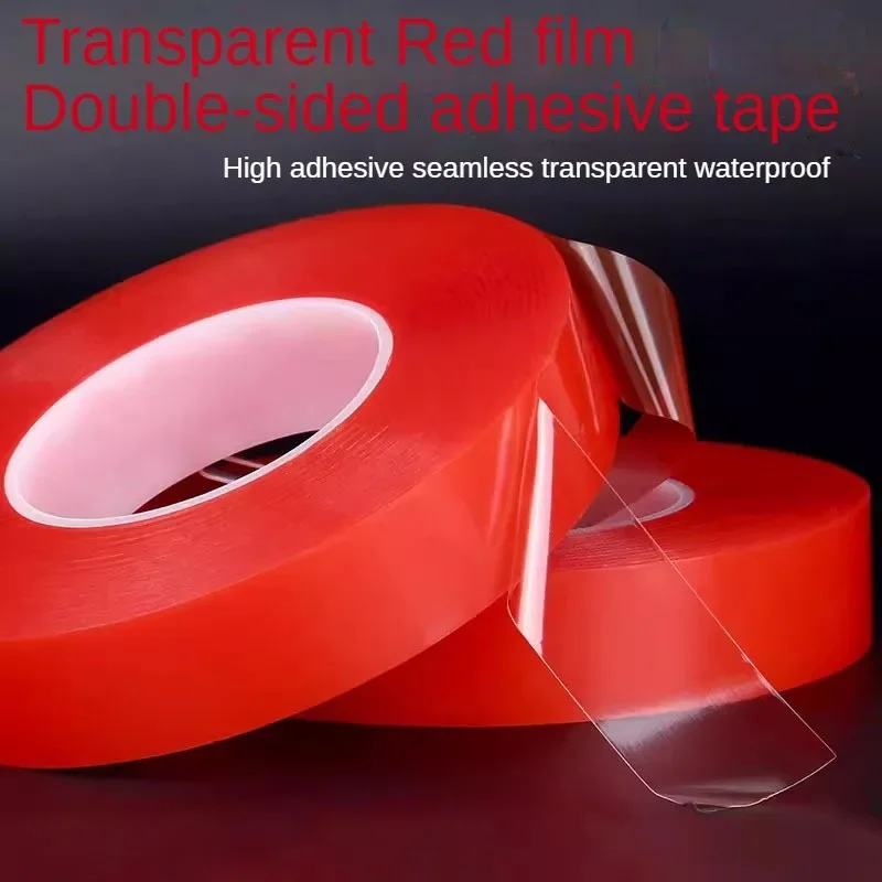 Sticker for Car High Strength High Strength No Traces Adhesive Sticker Living Goods Transparent Silicone Double Sided Tape