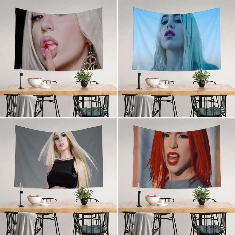 Ava Max Singer Tapestry Tapestry Wall Hanging For Bedroom Dorm Living Room Decor Aesthetic