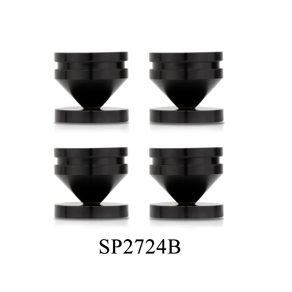 SP2724 High-end 4/8Sets Aluminium Metal Spike Speaker Stand Feet Tapered Amplifier Shock Absorbing Feet 23mm*20mm