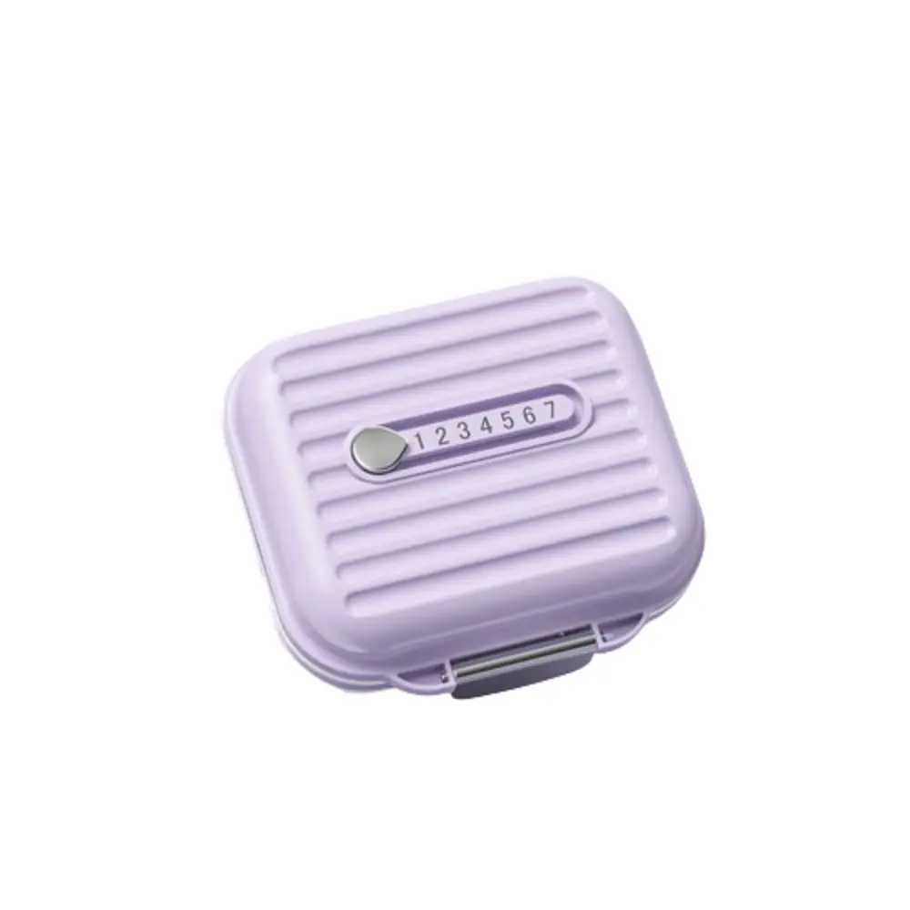 

Portable Travel Pill Organizer 7 Compartments Small&Large Size Pill Dispenser Moisture-proof with Lids Weekly Pill Box Home