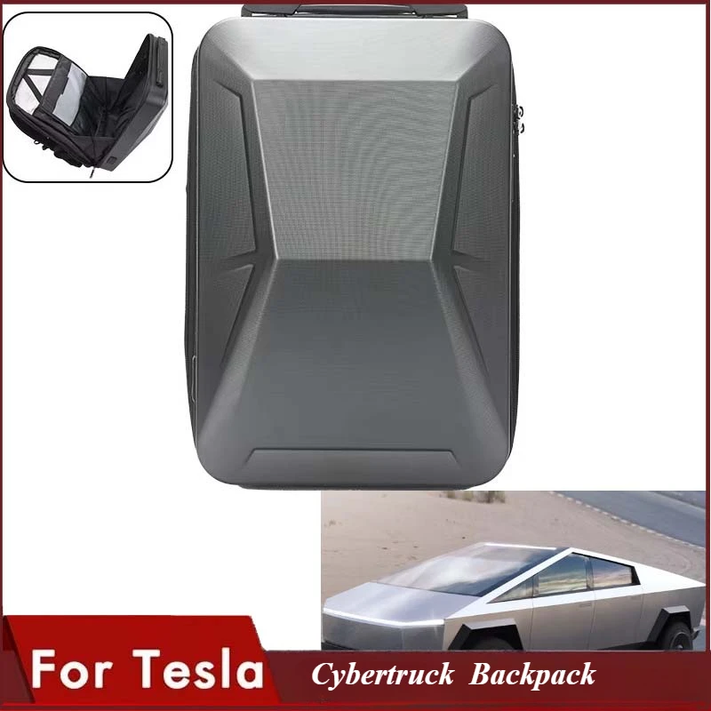 For Tesla Cybertruck Durable Anti-Theft Stylish Expandable Laptop Backpack Business Travel Multifunctional Portable