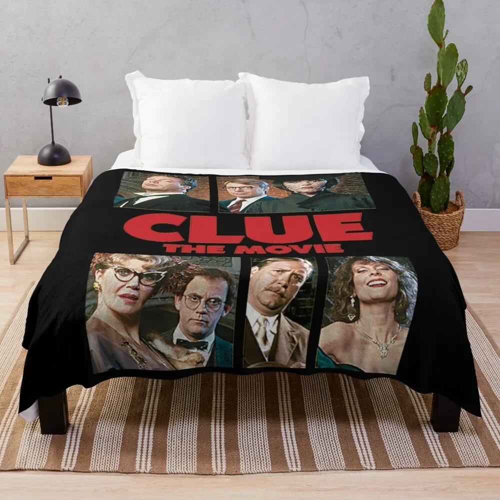 

clue movie Throw Blanket Anti Shedding Soft Fuzzy Blanket for Home