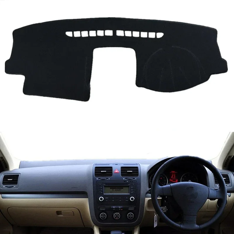 Auto Dashmat For Volkswagen VW Jetta A5 MK5 2005 2006 2007-2011 Dashboard Cover Mat Pad Anti-UV Sunshield Carpet Car Accessories