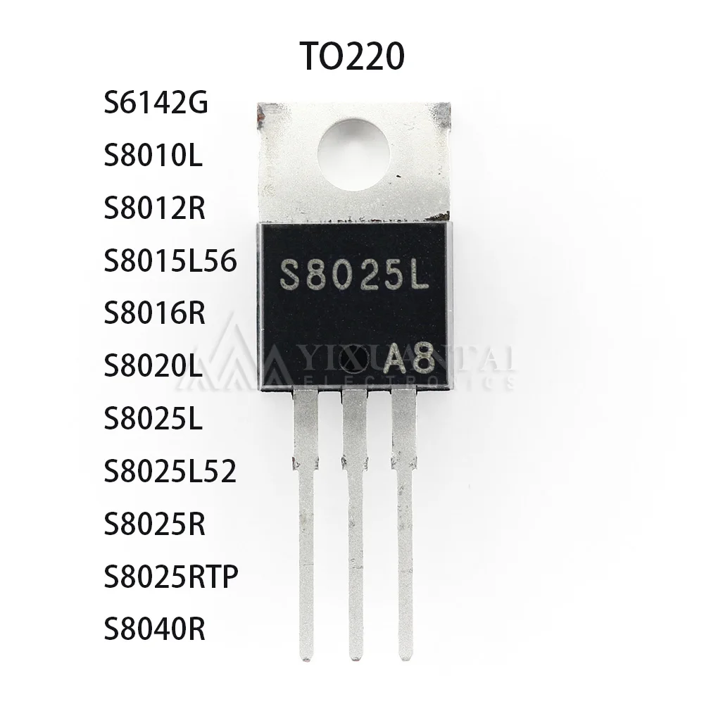 10pcs/lot origina TO-220 S6142G S8010L S8012R S8015L56 S8016R S8020L S8025L S8025L52 S8025R S8025RTP S8040R
