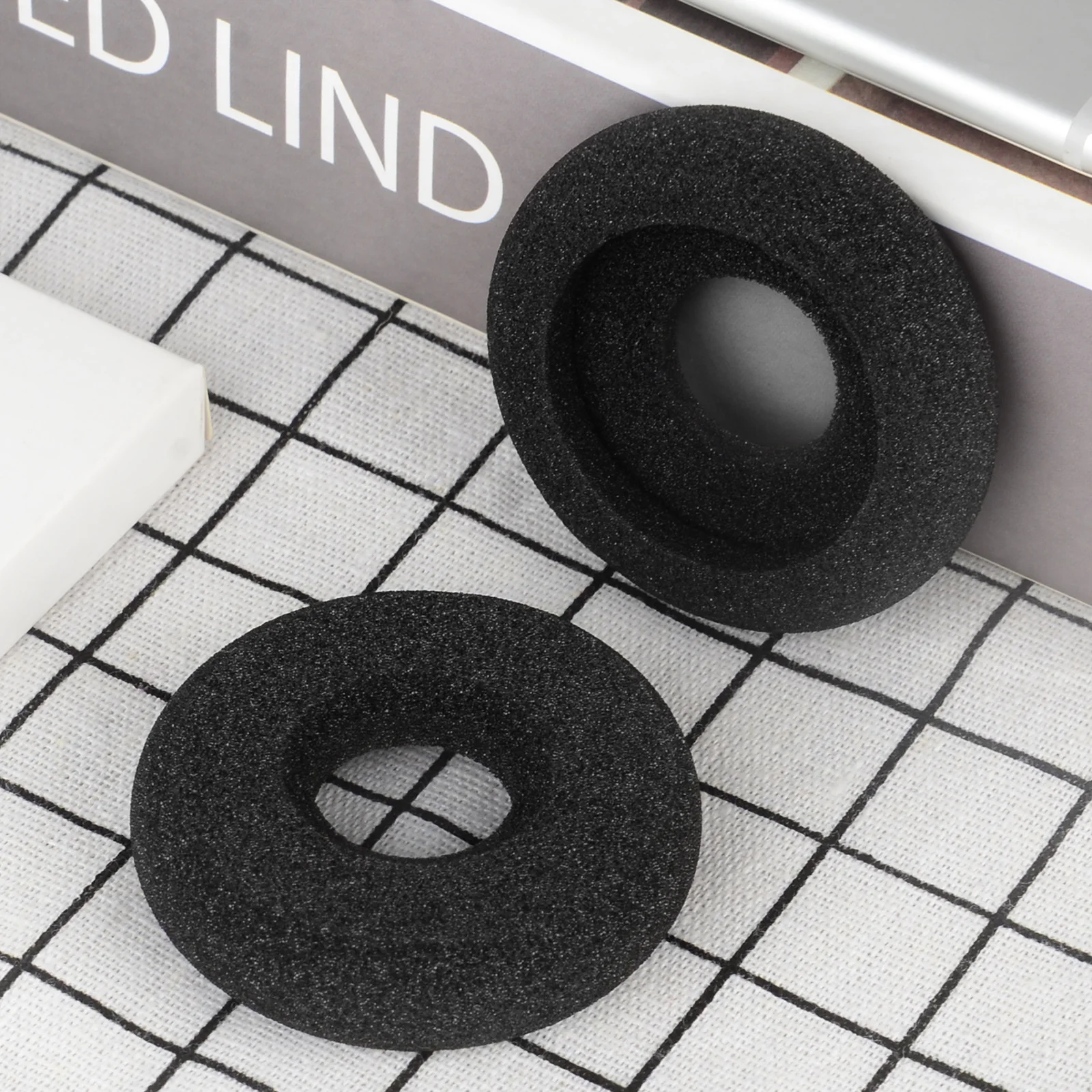 Geekria Comfort Foam Replacement Ear Pads + Mic Windscreen Foam Compatible with BlueParrott B250-XTS, B250-XT Plus, B250-XT