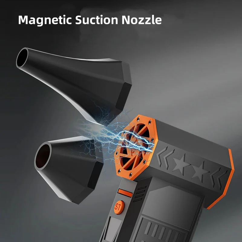 

Mini Turbo Jet Fan Electric Powerful Air Blower Portable Fan Adjustable 130000RPM Wind Speed 57m/s Car Dry Cleaning Tool 8000mAh