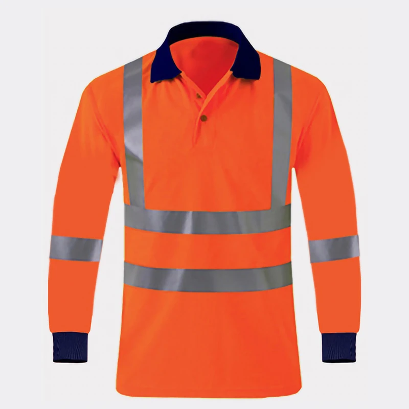 Reflective T-Shirt Safety Vest for Men with Reflection Tapes Work Vest Fluorescent Yellow Workwear Vest ﻿